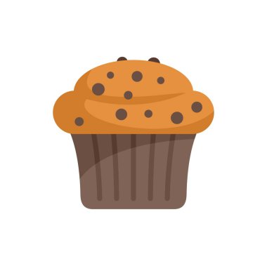 Çikolata parçalı taze pişmiş kek kahvaltı ya da atıştırmalık için mükemmeldir.