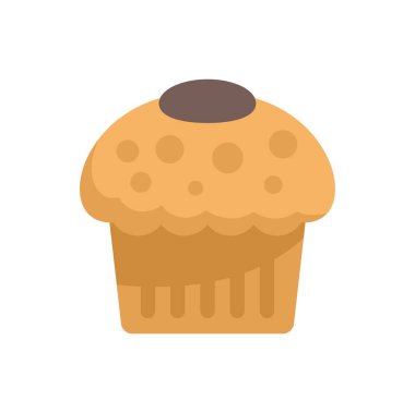 Çikolata parçacıklı iştah açıcı kek, kahvaltı için mükemmel ya da tatlı bir aperatif