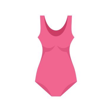 Bu pembe mayo ikonu yüzme, yaz ve moda çağrıştırıyor.