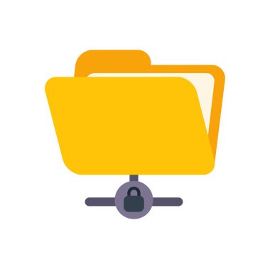 Veri transferini koruyan asma kilit içeren güvenli dizin paylaşımı