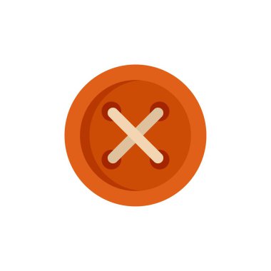 Bir düğmenin bu basit illüstrasyonu dikiş, giysi yapımı ya da moda üzerine herhangi bir projeye harika bir katkı sağlayabilir.