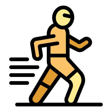 Protez bacaklı kararlı sporcu koşuyor, direncin gücünü ve insan ruhunu gösteriyor.