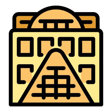 Luxor Otel ve Kumarhane Binası, gündüz cam piramitlerle dolu.