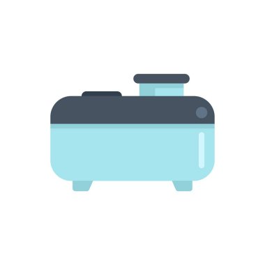 Elektrikli ekmek makinesi bir somun ekmek yapıyor, fırın ve mutfak aletlerini temsil etmek için mükemmel.