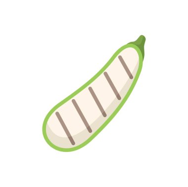 Izgara kabak ızgara işaretleri gösteren çizgi film ikonu.