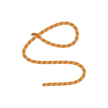 Bu illüstrasyonda kahverengi örülmüş bir kementle vahşi batının görüntülerini oluşturuyorlar.