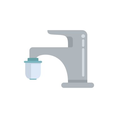 Süzgeçli su musluğu musluk suyunu filtreler ve temiz ve içilebilir kılar.