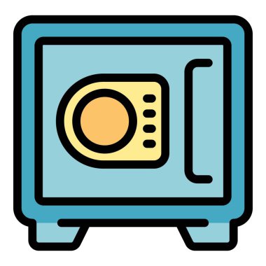 Bu resimde mavi metal bir kasa ve şifreli bir kilit var. Güvenliği ve değerli eşyaların korunmasını simgeliyor.