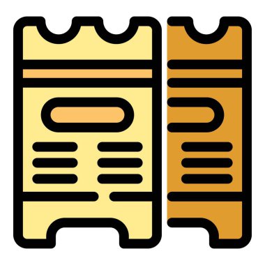 Etkinliklere erişim hakkı veren, eğlence ve eğlenceyi sembolize eden iki bilet