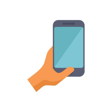 Elinizde boş ekranlı akıllı bir telefon var. Cep telefonu uygulamanızı veya web sitesi tasarımınızı göstermek için mükemmel.