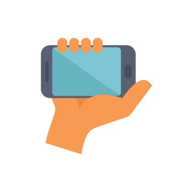 Elinizde boş ekranlı akıllı bir telefon var. Cep telefonu uygulamanızı veya web sitesi tasarımınızı göstermek için mükemmel.