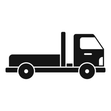 Çekici servisi, yol yardımı, acil servis için basit bir simge