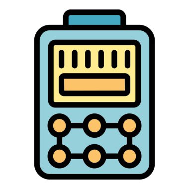 Dijital alkol analizi simgesi, ana hatlı alkol içeriğini gösteren simge