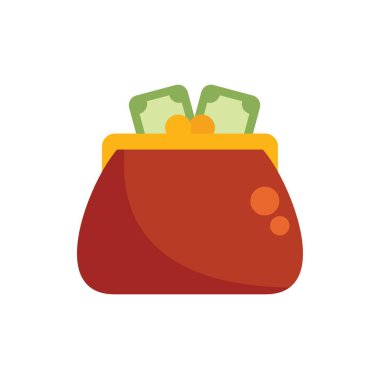 Para dolu kırmızı cüzdan, zenginliği ve finansal başarıyı simgeliyor.
