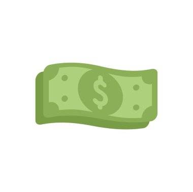 Yeşil banknot el sallıyor, para ve finans kavramını gösteriyor