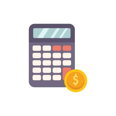 Yanında bir dolar para olan hesap makinesi, bütçe, tasarruf ve mali planlama gibi kavramları temsil etmek için idealdir.