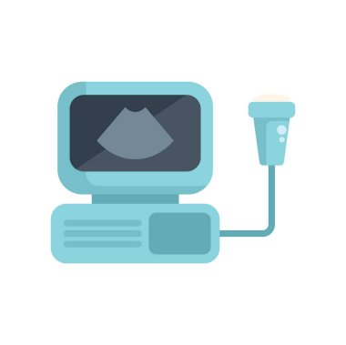 Ultrason makinesi, iç görüntüleme ve tanı için sağlık hizmetlerinde kullanılan ultrason cihazını gösteriyor.