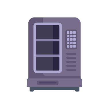 Boş raflarla dolu modern kasa değerli eşyalarınız için güvenli bir depo sağlıyor.