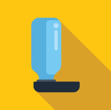 Su kabının üzerinde duran basit bir simge, minimalist tasarımlar için ideal.