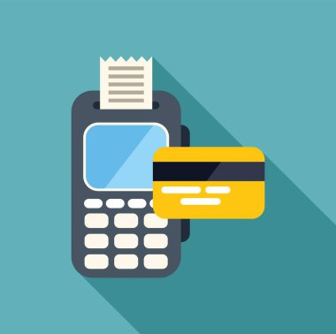 Ödeme terminali kredi kartı ödemesi ve fatura yazdırma