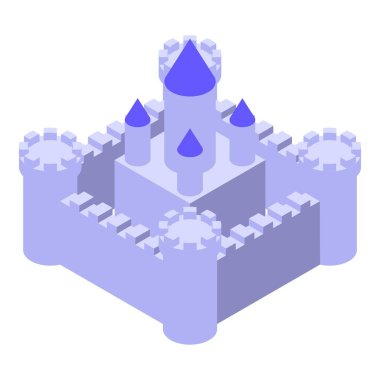 Tarih, savunma ve gücü temsil eden, tepenin üstünde duran kuleleri ve duvarları olan görkemli bir ortaçağ kalesi.