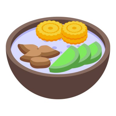 Bubur sumsum genellikle kahvaltıda servis edilen Endonezya yapımı hindistan cevizli pirinç lapasıdır.