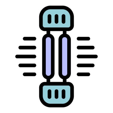 Ultraviyole lamba dezenfeksiyon ve mikrop öldürücü için uv ışınları yayıyor.