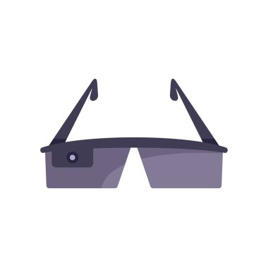 Bilgi göstermek için arttırılmış gerçeklik teknolojisi kullanan siyah çerçeveli akıllı gözlükler