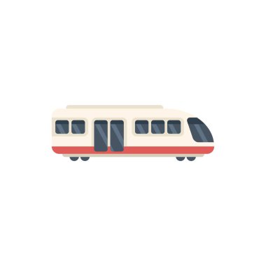 Bu modern bir yüksek hızlı tramvay treni toplu taşıma ikonu.