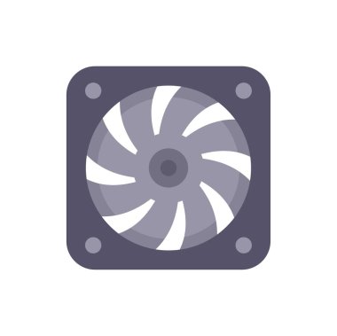 Bilgisayar vantilatörü bilgisayar donanımını serin tutmak için dönüyor