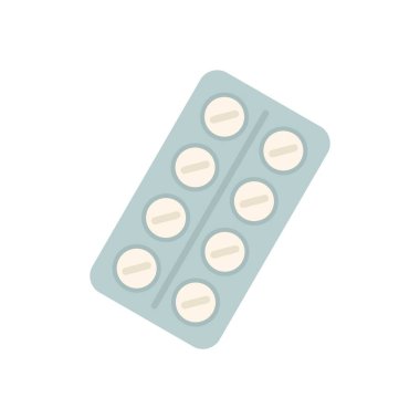 Beyaz ilaç içeren su toplayıcıları beyaz arka planda yatıyor.