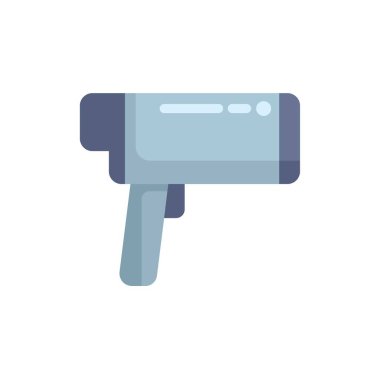 Sıcaklık simgesini düz biçimde ölçmek için dijital kızılötesi termometre tabancası