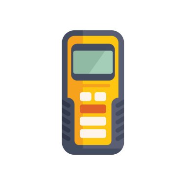 Düğmeli ve düz dizayn tarzında görüntülü sarı elektronik çoklu ölçüm voltajı