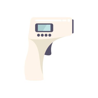 Koronavirüs enfeksiyonu ihtimaline karşı ateş belirtilerini tespit etmek için dijital temas olmayan kızılötesi ısı ölçer.