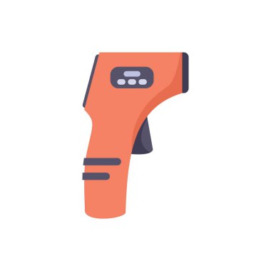 Dijital temas olmayan kızılötesi termometre, vücut ısısını ölçmek için modern ekipman.