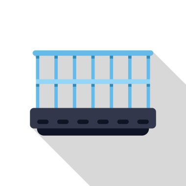 Bu balkon korkulukları insanları yüksek bir platformda düşmekten korumak için tasarlandı.