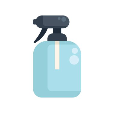 Sprey şişesi temizlik ve sterilize etmek için sıvı içeriyor.