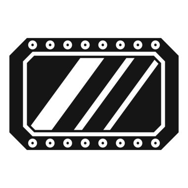 Üç parlak çizgili karanlık uzayı aydınlatan bir uzay gemisinin siyah ve beyaz çizimi