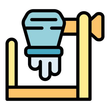 İnşaat işleri için çimento döken beton karıştırıcı.