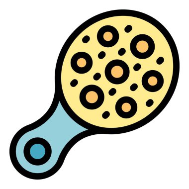 Ergonomik saplı sünger taşı, ayaktaki pürüzsüz kabuğu düzeltmek için tasarlanmış.