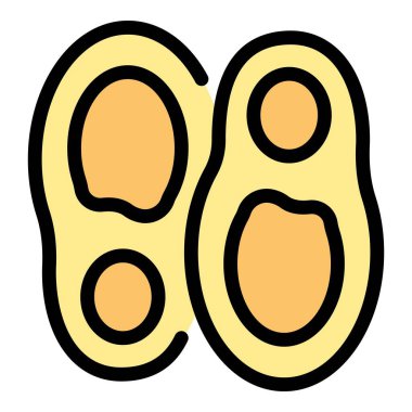 Bir zigot 'un ilk hücre bölünmesi ya da dekoltesinin mitoz bölünmesinin ilk safhalarında basit bir simgesi.