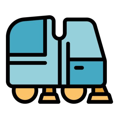 Profesyonel temizlik makinesi temizlik için yerleri temizler ve ovalar.