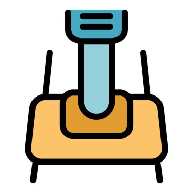 İnşaat ekipmanları beton bir sütun temeli ile elektrik yığını sürücüsünü titretiyor.