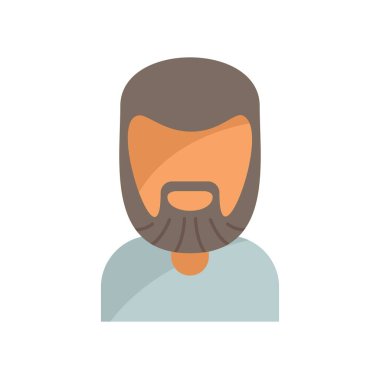 Koyu saçlı, gri tişörtlü, sakallı bir adam bir avatar resmi için poz veriyor.