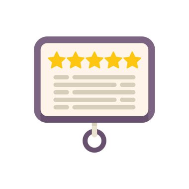 Aşağıdaki müşteri değerlendirmesi ile birlikte beş yıldızlı geri bildirim notu gösteriliyor