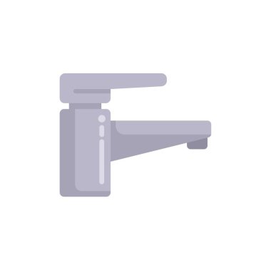 Banyo lavabosu için modern çeşme musluğu armatürü gösteriliyor