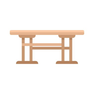 Raflı basit ahşap masa, ek depolama veya ekran alanı sağlar