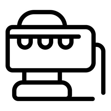 Elektrik cilt analizcisi inceleme sırasında deri katmanlarını gösteriyor