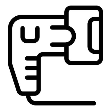 Bu simge bir elektrikli el masajcısını temsil ediyor, el ağrısını hafifletmek ve rahatlamayı teşvik etmek için kullanılan bir cihaz.