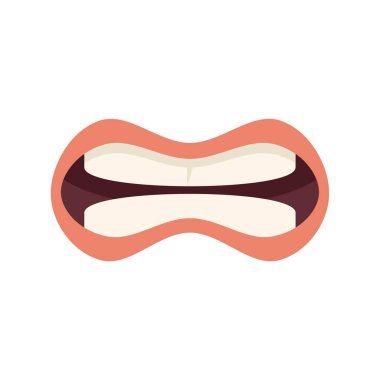 Çizgi film ağzı öfkenin hayal kırıklığına uğramış ifadesini gösteriyor.